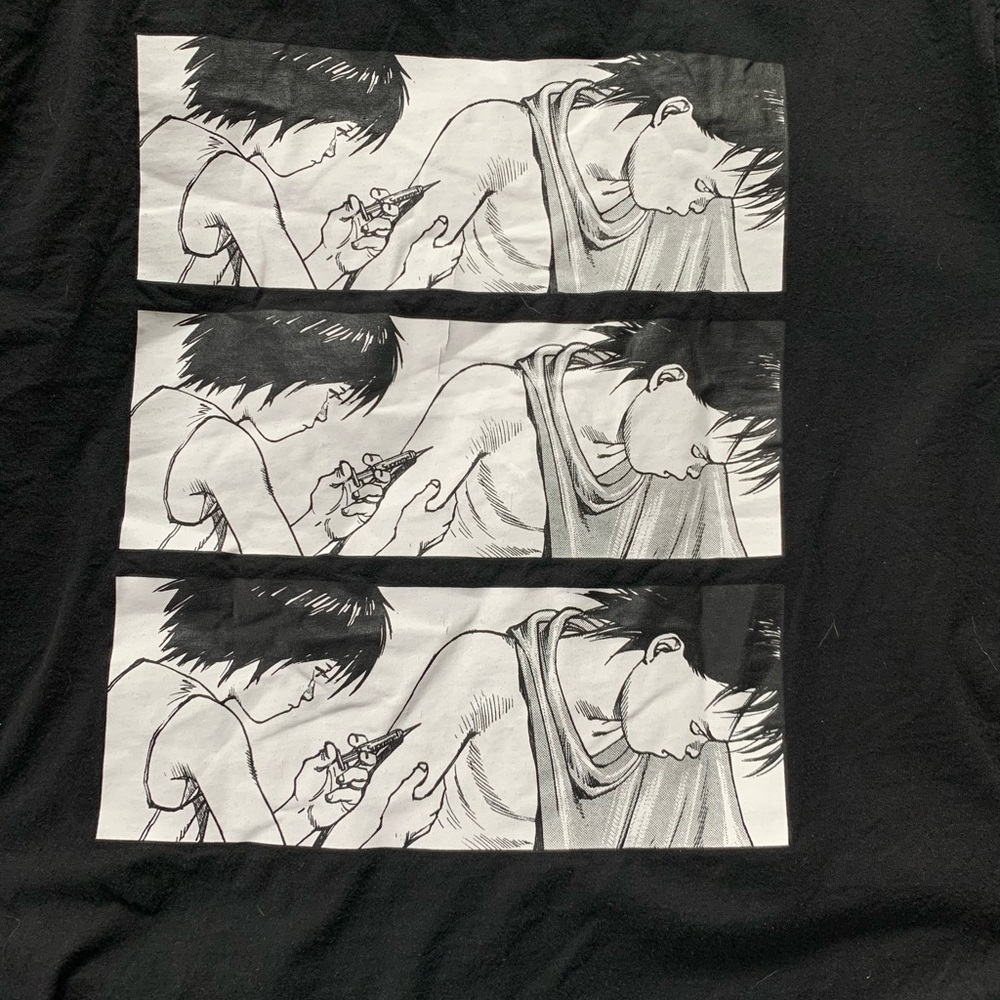 Two Supreme x Akira tee’s